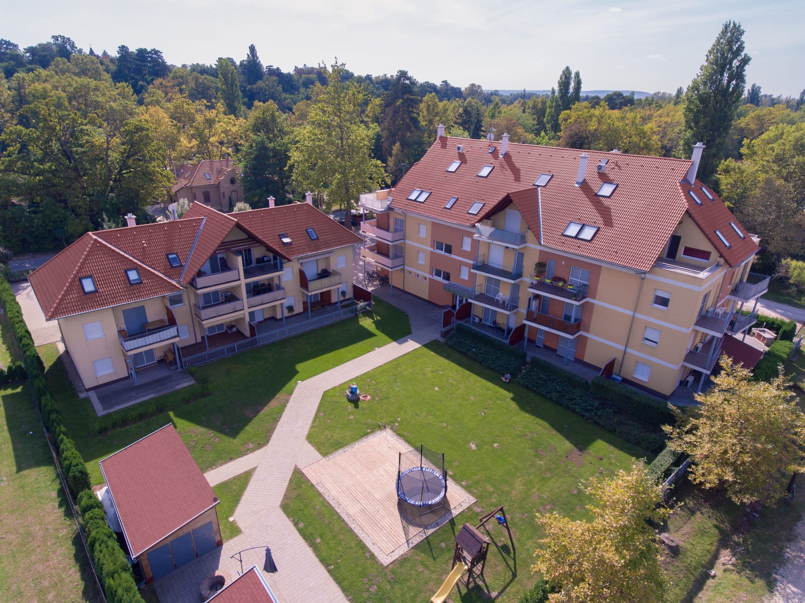 Balatonszemes madártávlatból