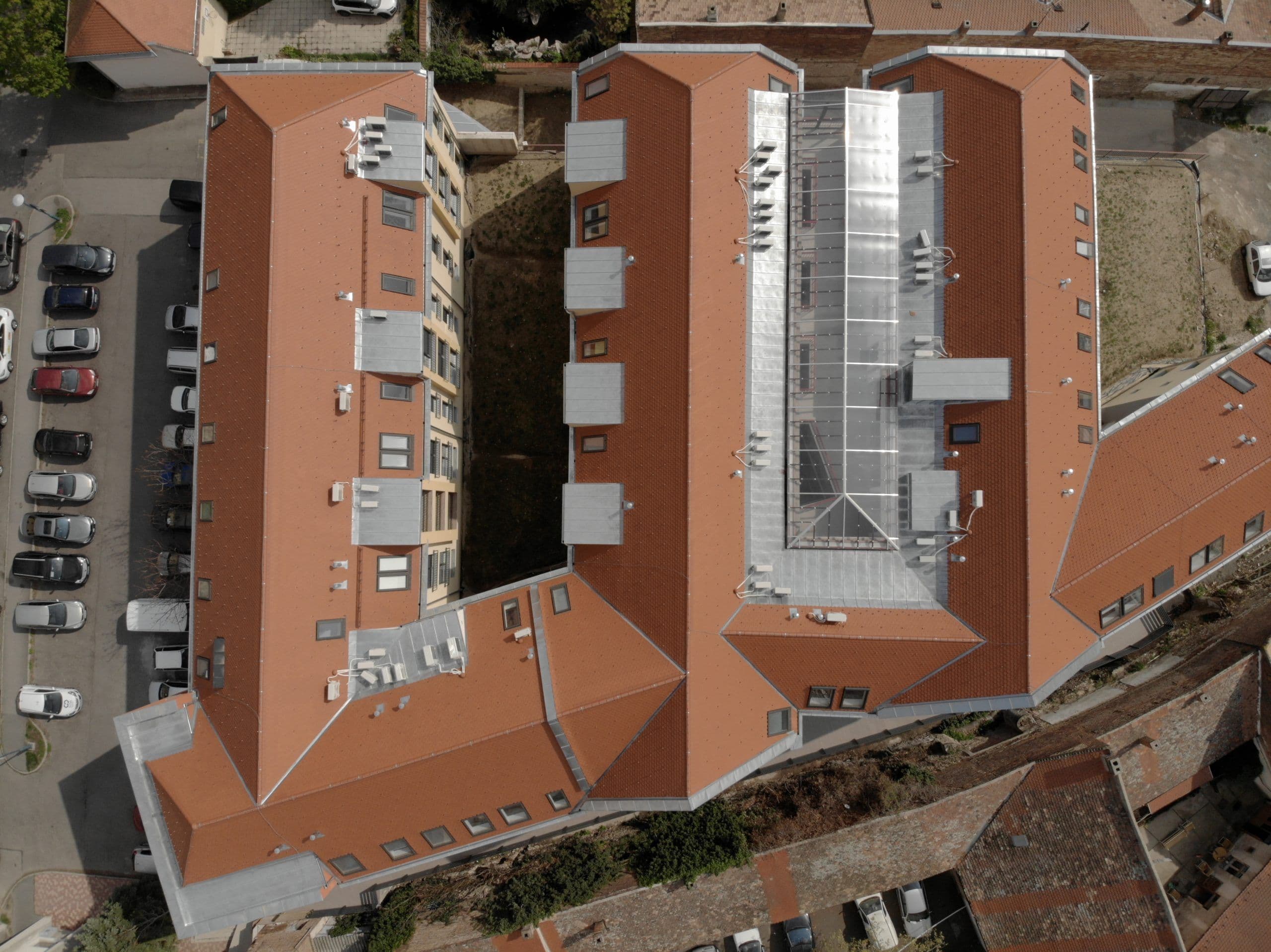 Váradi Antal utca madártávlatból