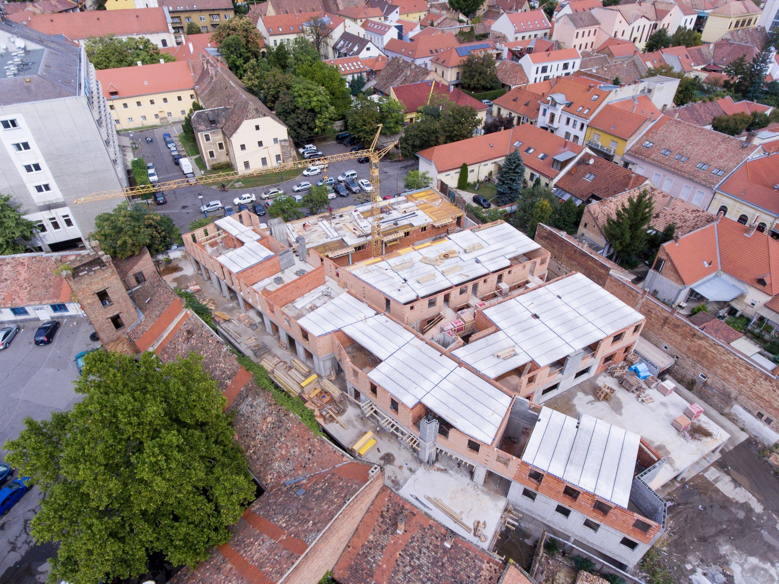 Váradi Antal utca madártávlatból