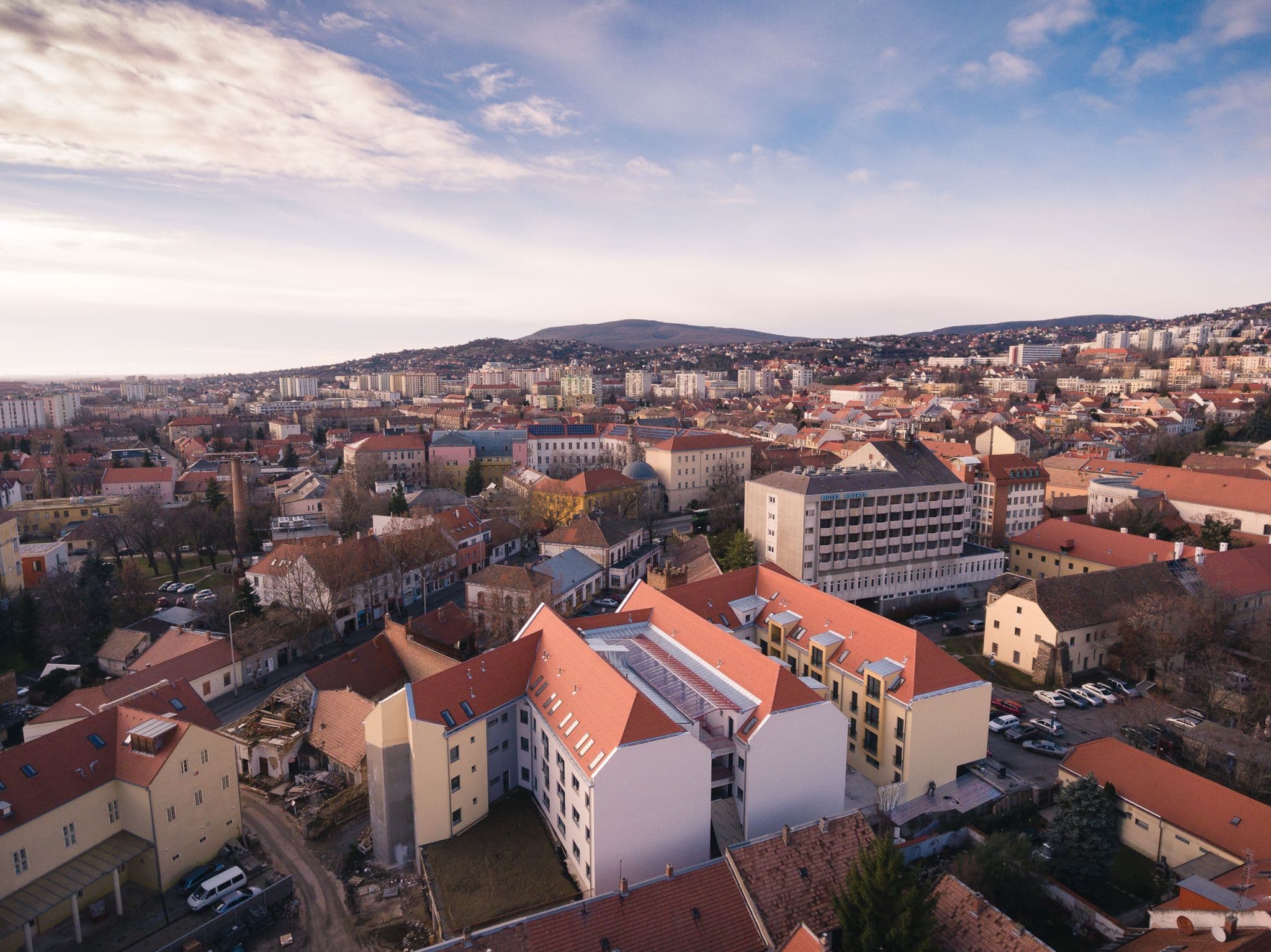 Váradi Antal utca madártávlatból